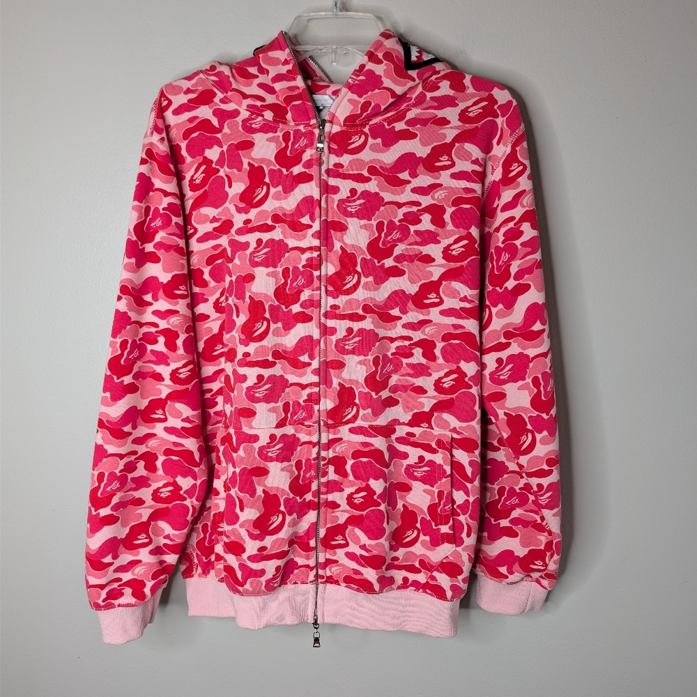 A Bathing Ape ABC Camp WGM Shark Full Zip Sweatshirt